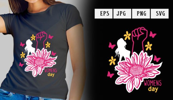 International Women's Day Graphics for T-Shirt Designs