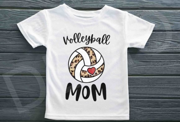 Leopard Funny Ball Mom SVG: Graphics for T-Shirt Designs