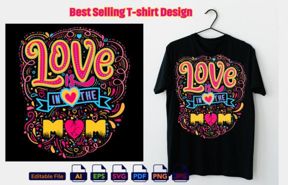 Love Mom T-shirt Design: A Pro's Take on Real Embroidery Use