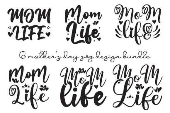 Mother's Day SVG Bundle: Graphics for T-Shirt Designs