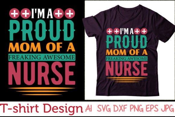 Proud Mom SVG: Graphics for T-Shirt Designs
