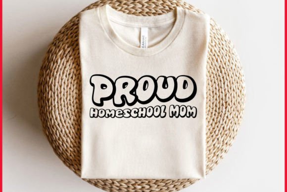 Retro Homeschool-Mom Graphics for T-Shirt Designs