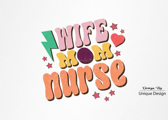 Retro Nurse Quote: Graphics for T-Shirt Designs