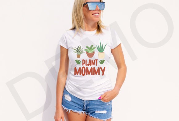 Womens Plant Mommy Svg: Graphics for T-Shirt Designs
